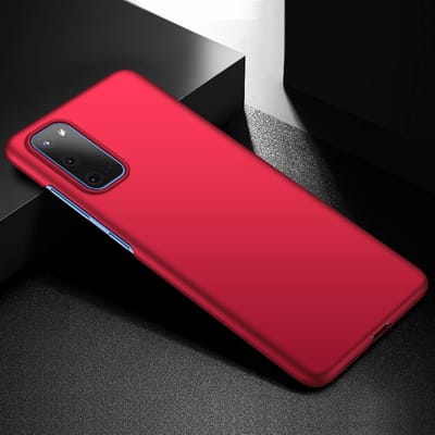 ShieldCase slim case geschikt voor Samsung Galaxy S20 - rood - Lichtgewicht Beschermcase - Dunne en Flexibele Cover - Duurzame Slim Fit Cover - Val- en Krasbestendige Case - Slanke Beschermhoes
