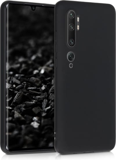 kwmobile telefoonhoesje geschikt voor Xiaomi Mi Note 10 / Note 10 Pro - Hoesje voor smartphone - Precisie camera uitsnede - In mat zwart
