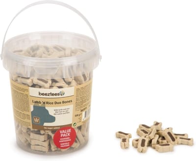 Beeztees lam en rijst duo bones 500 gram
