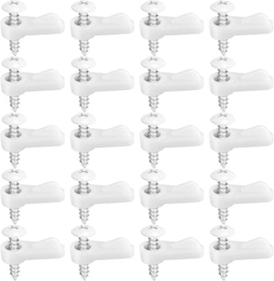 Raamhor Bevestigingsklemmen - Hor Klemmen - Horren Bevestigen - Stevige Montage - 20 Stuks - Zwart