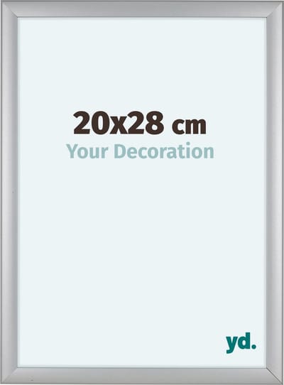 Your Decoration - Fotolijst 20x28 cm - MDF - Zilver Mat - Como