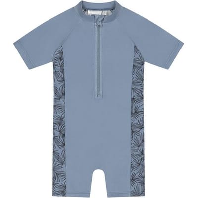 Prénatal UV zwempak bladeren Dark Milky Blue 62/68 heren