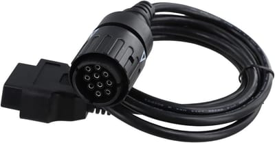 Motorfiets Adapter Kabel - Diagnose Kabel - Motor Diagnose - 10 Pin naar 16 Pin - 1.5 Meter - Zwart