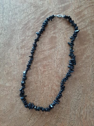 Toermalijn zwart splitketting