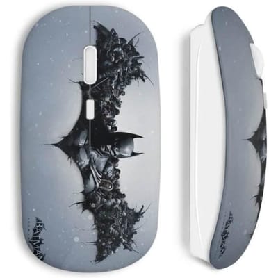 Souris Sans Fil - Batman - Arkham Origins - Couleur Noir - Clé USB Wifi - Compatible Mac et PC