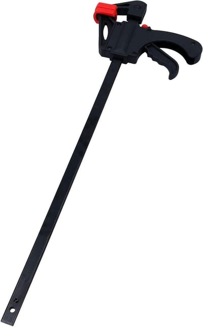 Ratel Bar Spreider - Klem Handvat - Werkstuk Spannen - Snelle Activering - 46 cm - Zwart