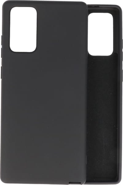 Hoesje Geschikt voor de Samsung Galaxy Note 20 - Fashion Color Backcover Telefoonhoesje - Zwart