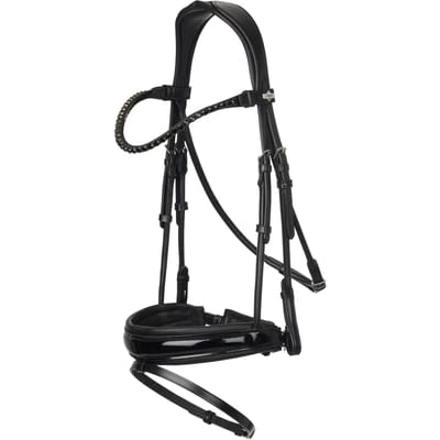 LeMieux Hoofdstel Kudos Patent Dressage Zwart/Zwart - Full