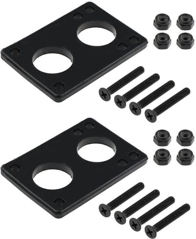 10 Stuks 6 mm Afdichting Skateboard Longboard Riserpads - Skate Accessoires voor Schokdemping en Bescherming