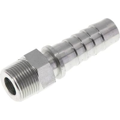 19x33 mm & R3/4'' Verzinkt Stalen Slangpilaar met Buitendraad DIN EN 14423