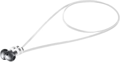 kwmobile magnetische band geschikt voor Samsung Galaxy Buds 3 / Soundcore P20i / Wave Beam / Fun Air Pro 4 - Siliconen strap voor draadloze oordopjes - 80 cm lang - In wit