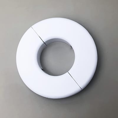 Multifunctionele Airconditioner Gat Afdekking - Decoratief Plastic Plastic dat Geen Stroomvoorziening Vereist wit