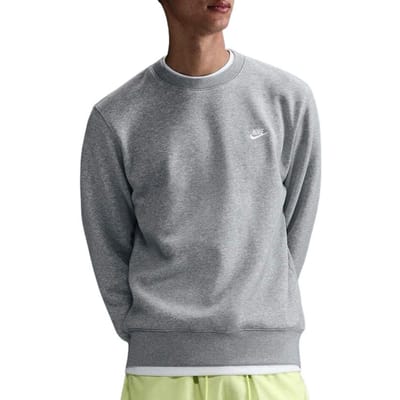 Nike Club Crew Sweatshirt Heren-Grijs