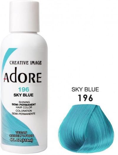 Semi Permanent Hair Color 196 - Sky Blue