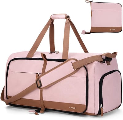 Thijox - Opvouwbare Reistas voor Dames - 80L Weekendtas met Schoenenvak - Lichtgewicht Waterdichte Sporttas - Perfect voor Reizen, Sport en Ziekenhuis