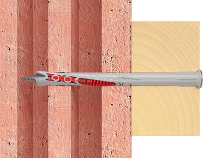 Universele pluggen - Expansieduvels - Veilig bevestigen - Randmontage mogelijk - 8x100mm - Rood