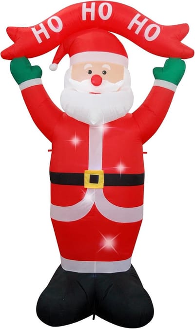 Grote Opblaasbare Kerstman voor Buiten en Binnen