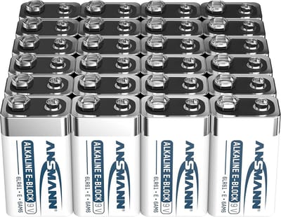 9V Blokbatterijen Alkaline Longlife 24 Stuks - Betrouwbare Stroom voor Rookmelders en Alarm