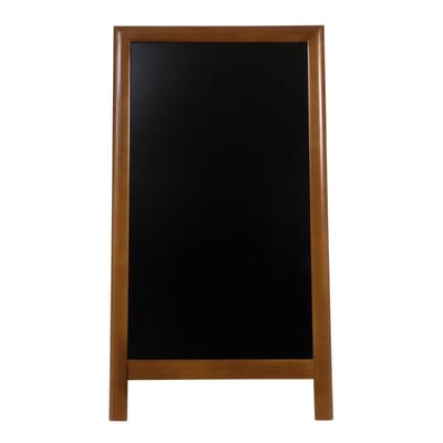 Securit® Deluxe grote rubberhout-terrasplank, donkerbruin, 120 cm