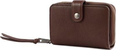 FREDsBRUDER Leren Portemonnee Handian Wallet Mid Brown Bruine