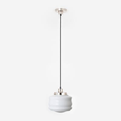 Hanglamp aan snoer Bakery 20's Nikkel - Art Deco Trade