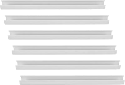 Radiator Afdekkingen - Buis Hulzen - Decoratieve Afwerking - Snelle Installatie - 15x200 mm - Wit