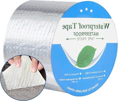 Butyl Tape 10 cm x 5 m - Waterdichte Zelfklevende Tape voor Daklekkage, Scheuren en Ramen