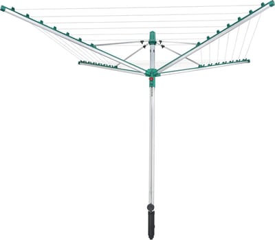 Leifheit droogmolen Linomatic 400 incl. bodemhuls - 40 m drooglengte - 4 wasmachineladingen