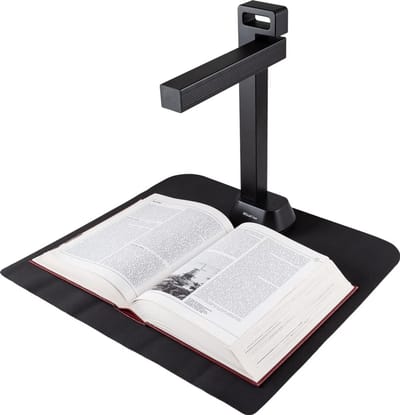 RUX® Smart Boekenscanner - Documentenscanner via USB – Scanner – Document Camera - Zwart - 12cm x 9cm x 40cm