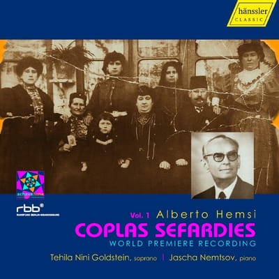 Tehila Nini-Goldstein, Jascha Nemtsov - Alberto Hemsi: Coplas Sefardies Vol. 1 (CD)