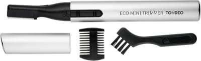 Mini Trimmer - Gezichtsreiniger - Ongewenst Haar Verwijderen - Ergonomisch Lichtgewicht - 315 x 10 x 11 cm - Zilver
