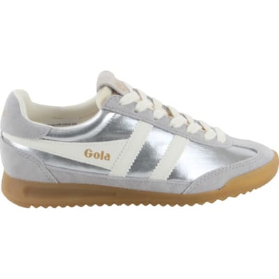 Gola Firefly Metallic - Damessneaker - Zilver-Off-Wit