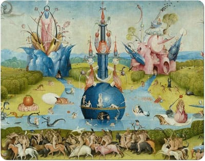 Muismat , Jheronimus Bosch, Tuin der Lusten