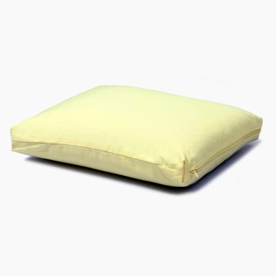 Samarali Savasana kussen – yogakussen en nekkussen – GOTS-gecertificeerd biologisch katoen, meditatiekussen met kapok vulling, 40x30x4.5 cm
