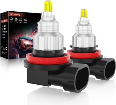Krachtige H11/H8/H9 LED Lampen Auto en Motorfiets - 400% Helderder, 16000 LM, Koud Wit Licht (2 Stuks)