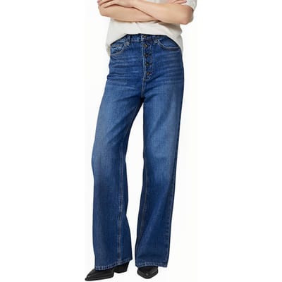 s.Oliver -qs Jeans-hose Blue-denim Size: W34L30 | Jeans Outlet | Dames | Blauw