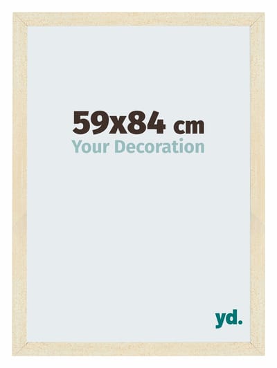 Your Decoration - Puzzellijst 59x84 cm - Zand Geveegd - Puzzellijst 1500-2000 stukjes - MDF Fotolijst - Mura
