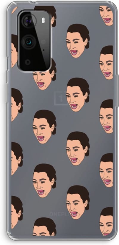 Case Company® - Hoesje geschikt voor OnePlus 9 Pro hoesje - Ugly Cry Call - Soft Cover Telefoonhoesje - Bescherming aan alle Kanten en Schermrand