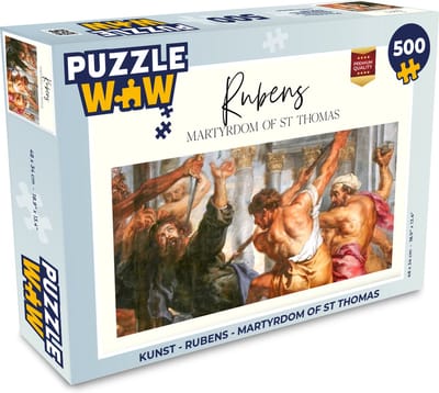 Puzzel Kunst - Rubens - Martyrdom of St Thomas - Legpuzzel - Puzzel 500 stukjes
