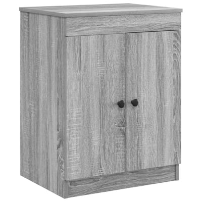 vidaXL - Badkamerkast - Grijs - Sonoma - 54 - x - 41 - x - 70 - cm - Bewerkt - hout