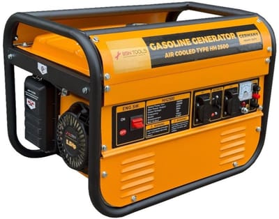 BSN Tools Benzine Generator 2000W – Aggregaat 220V – Draagbare Stroomgenerator – Noodstroom Generator – 5.5PK – HH2500