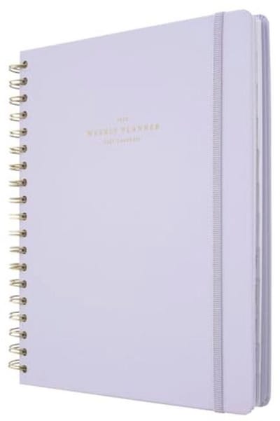 Weekagenda 2024-2025 Soft Lavender - 17 Maanden Weekplanner en Afspraakplanner
