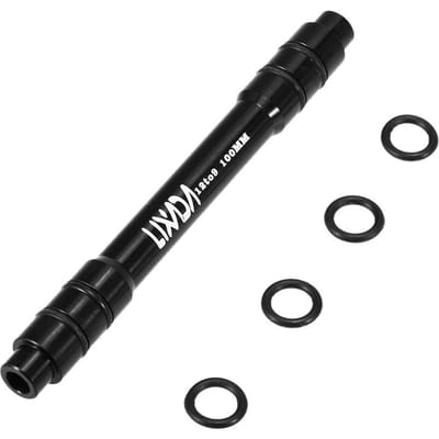 Lixada 12mm tot 9mm QR Adapter Mtb Steekas Hub Quick Release 100mm Fiets Voorwiel hub zwart