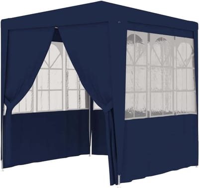 Partytent met zijwanden - Feesttent Paviljoen - Feestelijke Bijeenkomsten - UV- en waterafstotend - 2 x 2 m - Blauw