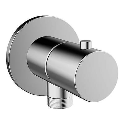 Hansadesigno Style wall connection bend with integrated shut-off DN 15 51570173