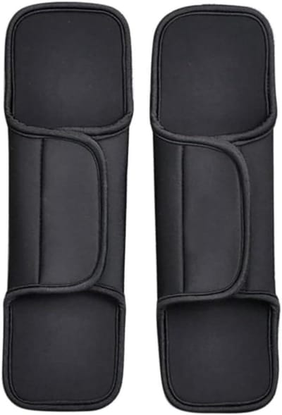 Schouderband Pads - Comfort Kussens - Rugzak Gebruik - Zachte Demping - 30 x 23 cm - Zwart