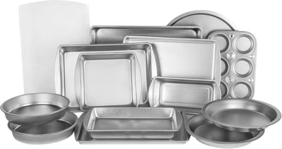 Bakvormen Set - Bakgerei Keuken - Perfect Bakken - Gelijkmatige Warmteverdeling - 14 Delig