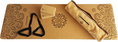 Samarali Sunlight Yoga Cadeaupakket - yogamat /2 blokken /yogatas / draagriem / milieuvriendelijk