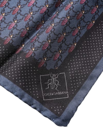 Donkerblauwe Vleermuis Vierkante Zakdoek Sjaal