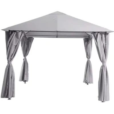 Central Park Tuinpaviljoen Lichtgrijs Taupe 300x300x190/270cm